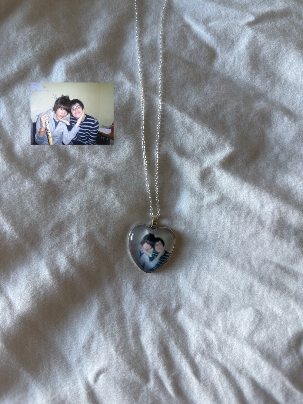 panic at the disco ryan ross and brendon urie necklace